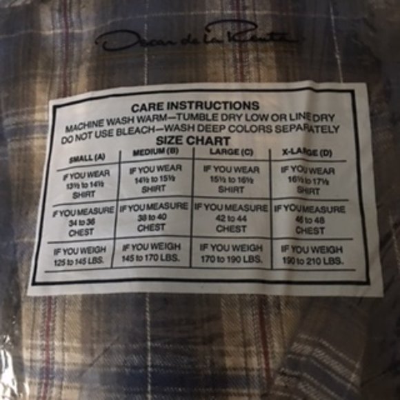 Men's Vintage (In Original Bag) Robe by Oscar de la Renta  Large - Picture 5 of 7